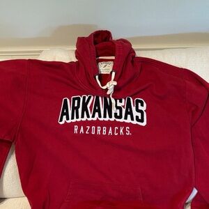 League Arkansas Razorbacks Maroon Hoodie